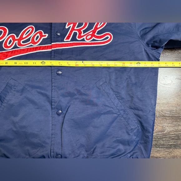 Polo Ralph Lauren Men's Navy Baseball Varsity Jacket - Picture 2 of 4